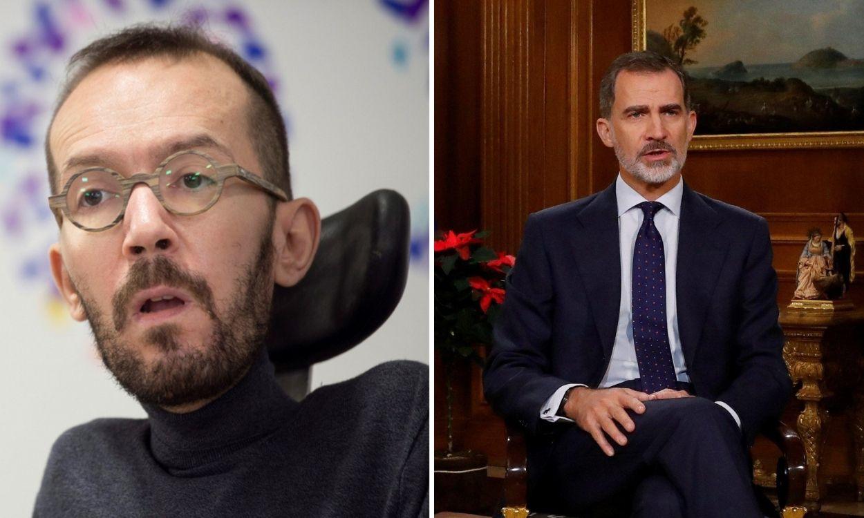 Echenique se confunde al dirigirse a Felipe VI