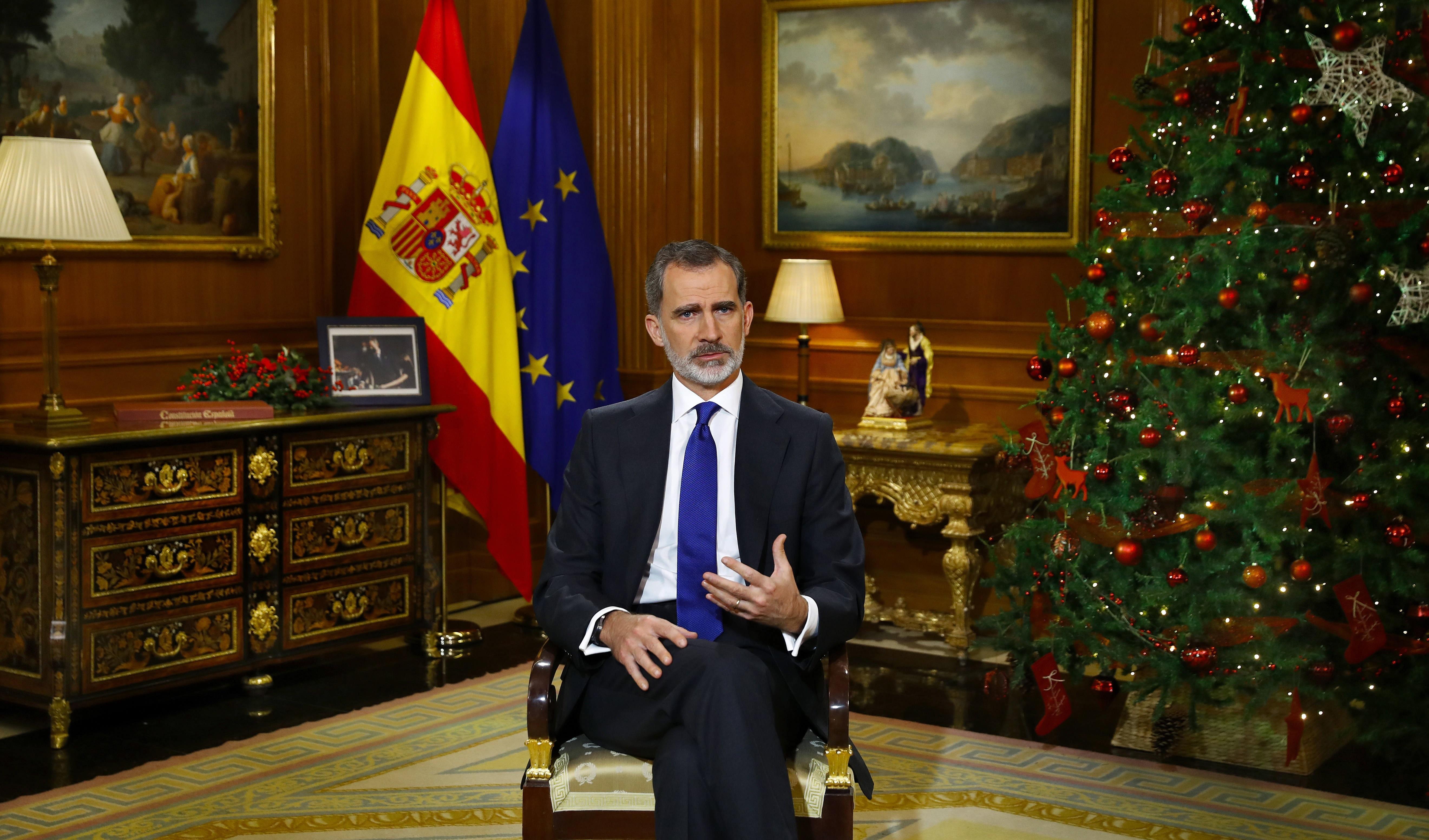 Felipe VI en su discurso de 2020