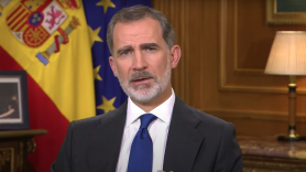 Imagen del discurso de Felipe VI