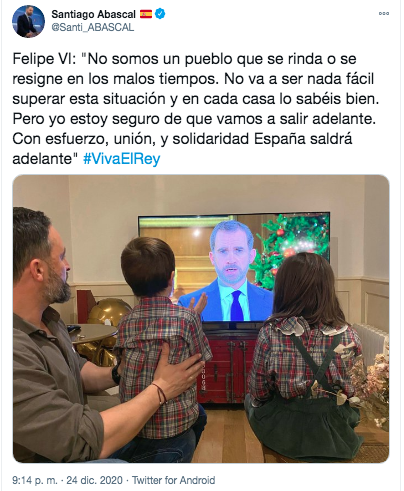 Abascal sobre Felipe VI Abascal sobre Felipe VI