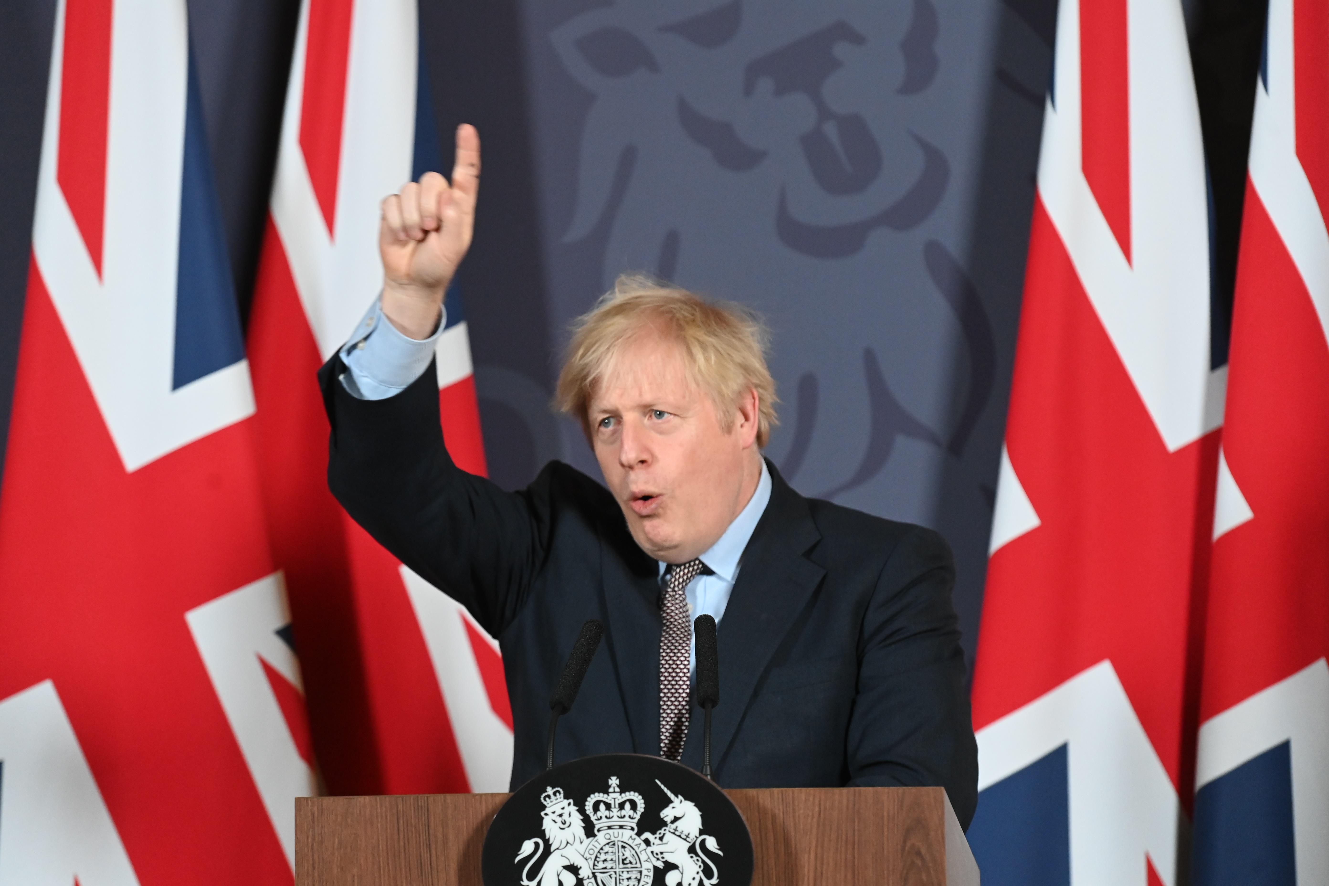 El primer ministro británico, Boris Johnson