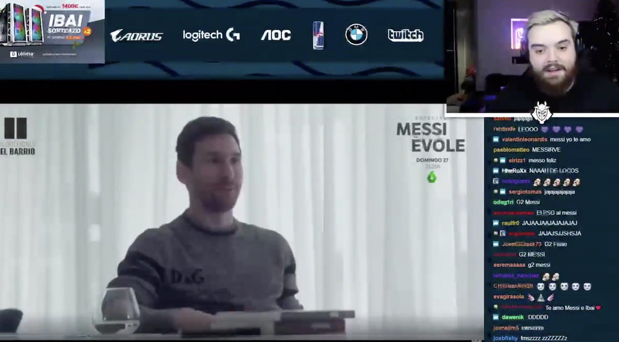 Leo Messi habla sobre su relación con Ibai