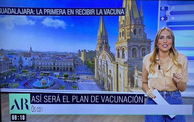 Ana Rosa se confunde de Guadalajara para informar sobre la vacuna