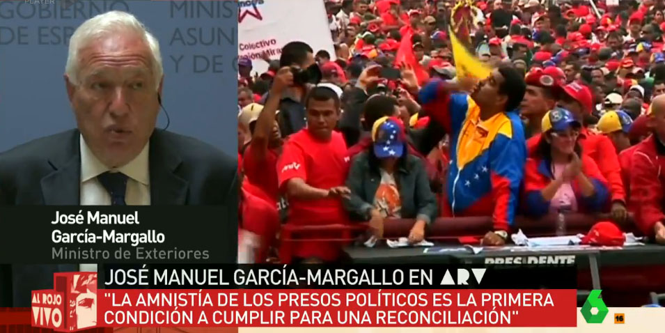 José Manuel García-Margallo, en 'Al Rojo Vivo'.