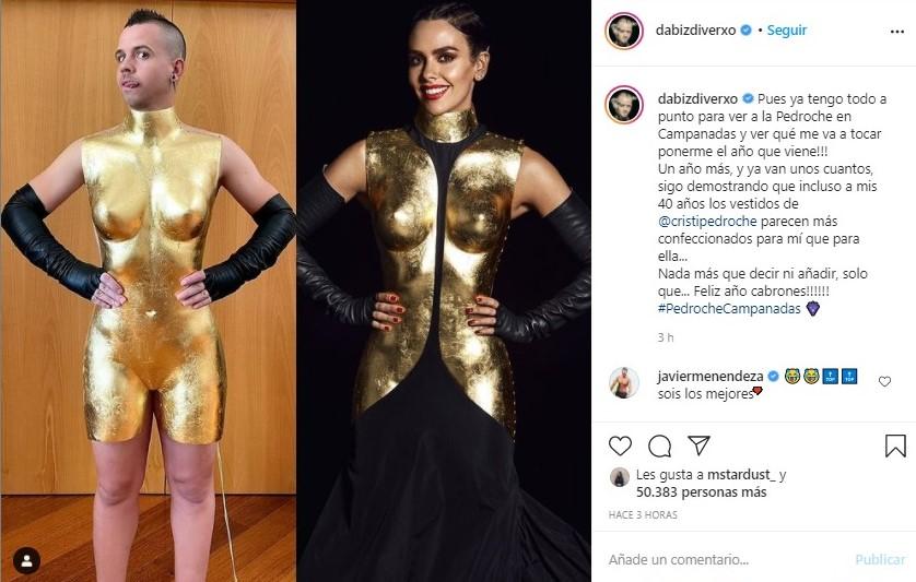 daviz muñoz con el traje de pedroche 2 daviz muñoz con el traje de pedroche 2