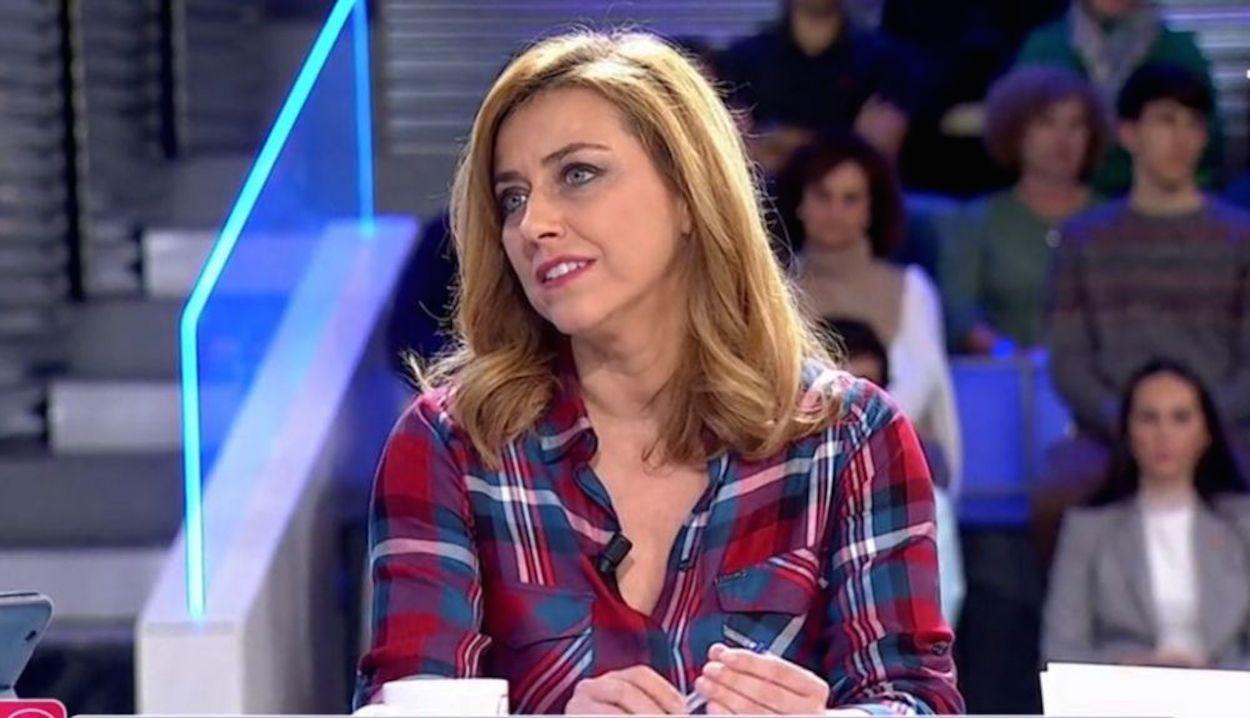 Carmen Torres, en una imagen de archivo participando en una tertulia televisiva.