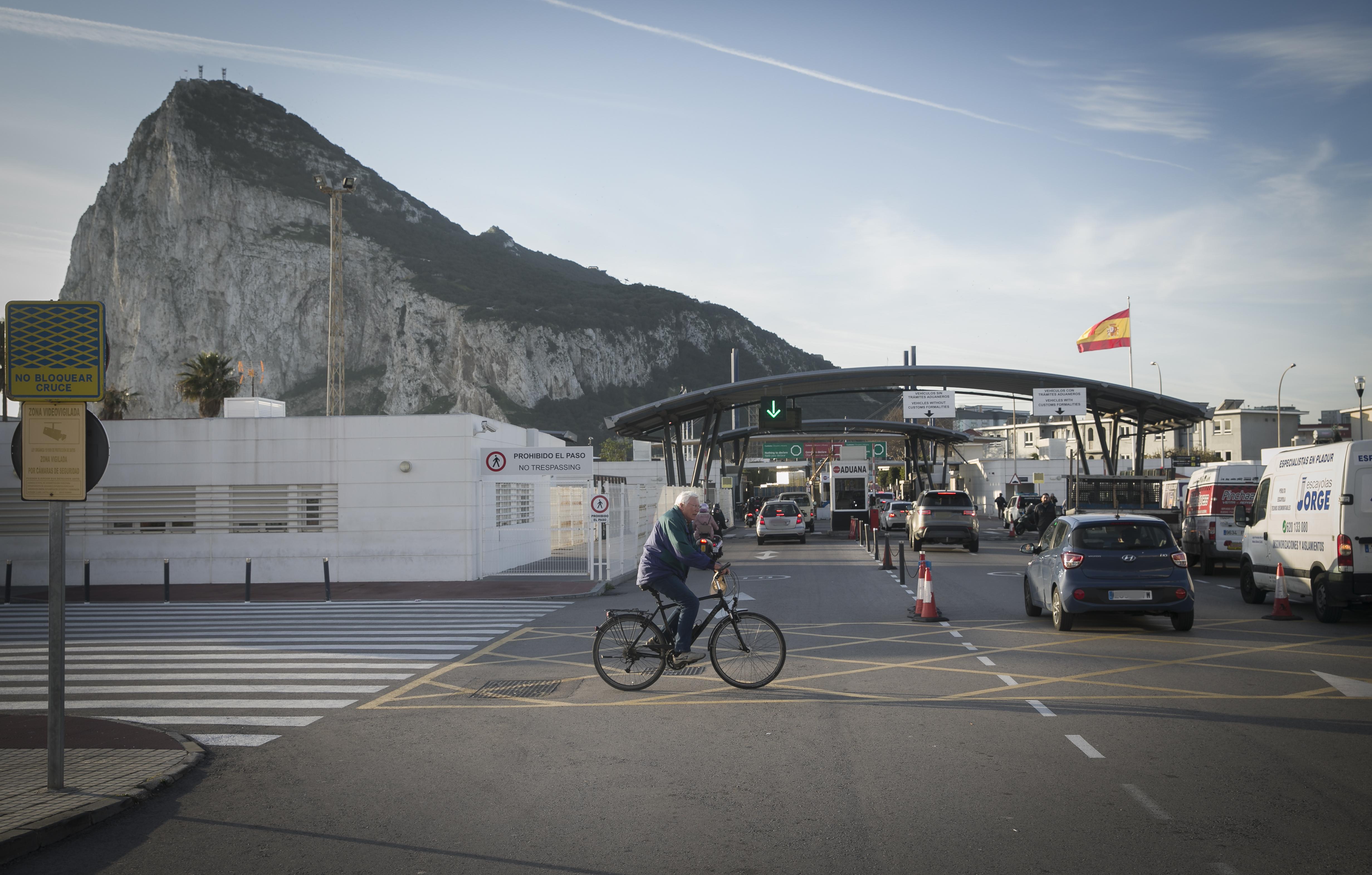 Frontera de España con Gibraltar. EP