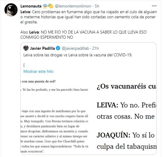 Críticas a Leiva 2 Críticas a Leiva 2