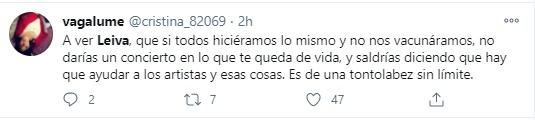 Críticas a Leiva 5 Críticas a Leiva 5