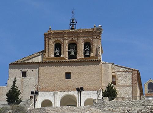 Campanario de la ermita de San Nicolás de Bari, en Velilla de Ebro