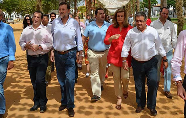 Rajoy y Andalucía: bronceado y votos