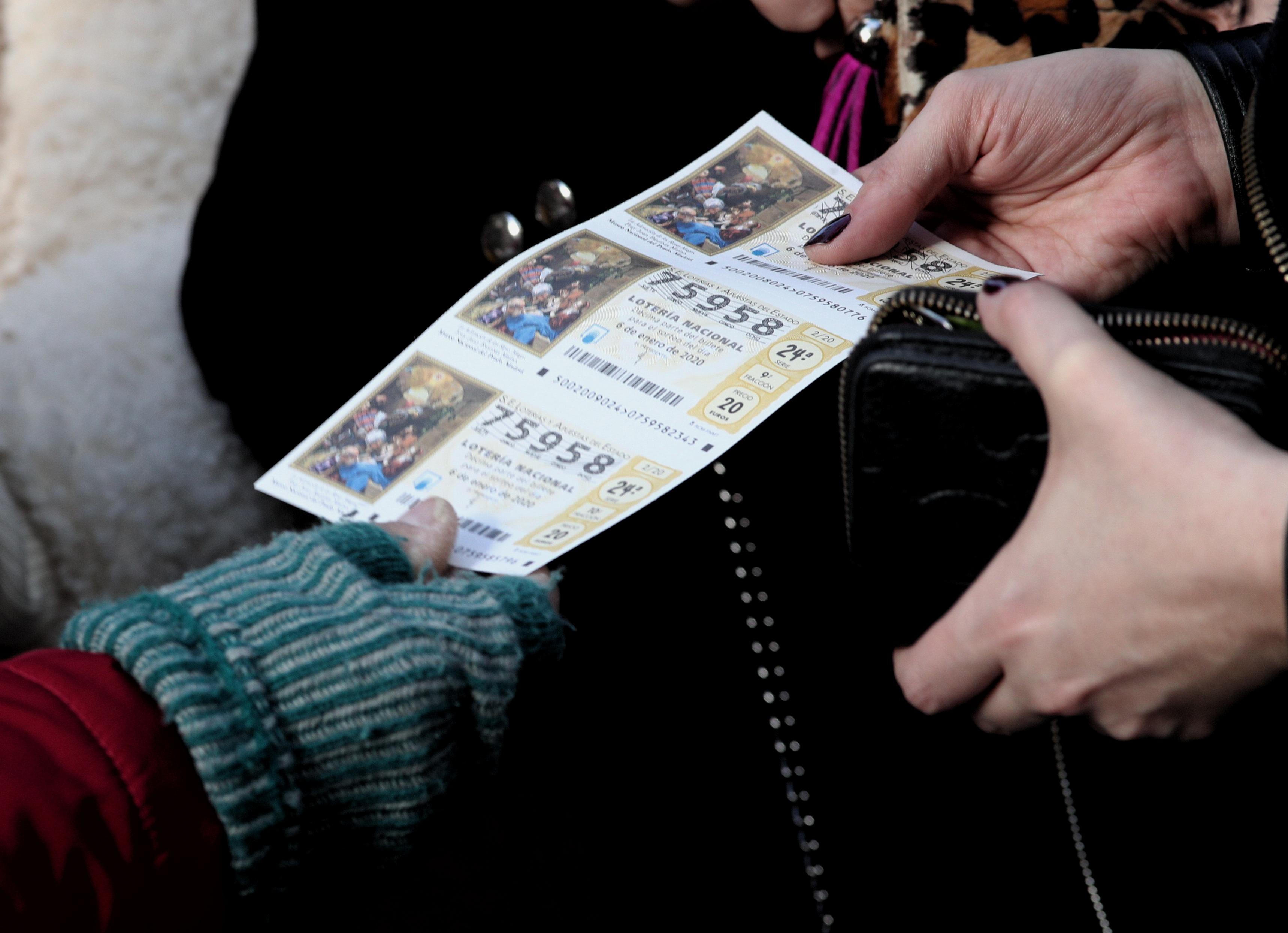 Boletos de la Lotería del Niño. Europa Press