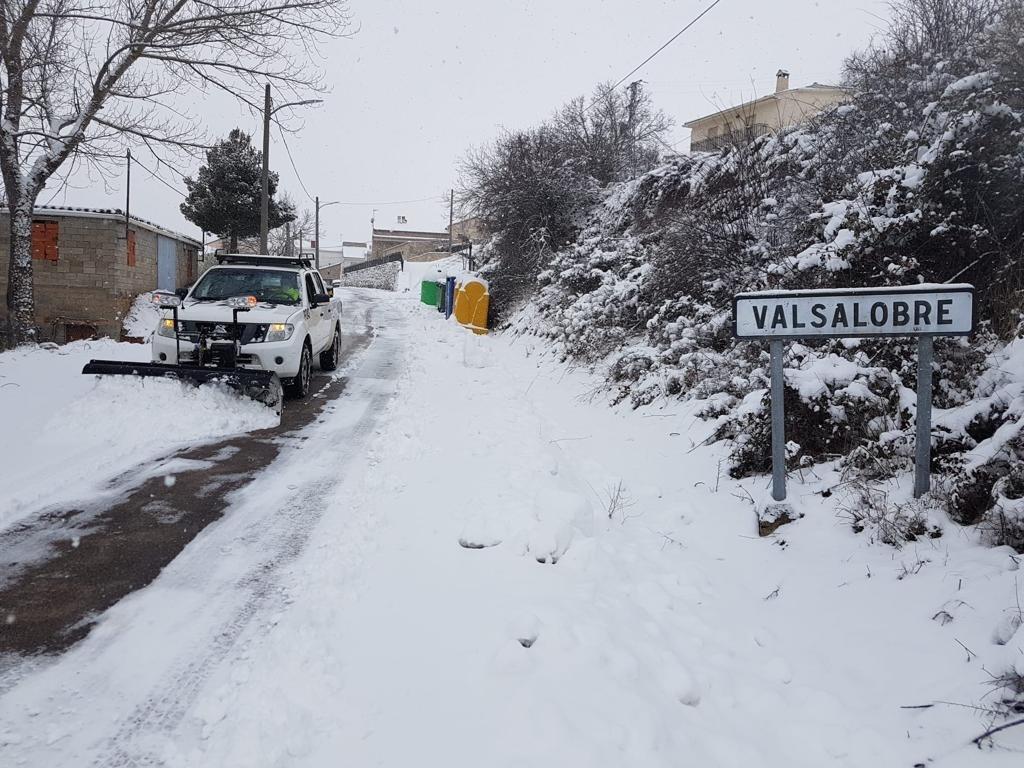 Nevadas en Cuenca. Fuente: Diputación de Cuenca