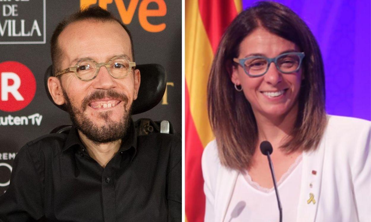 Pablo Echenique y Meritxell Budó