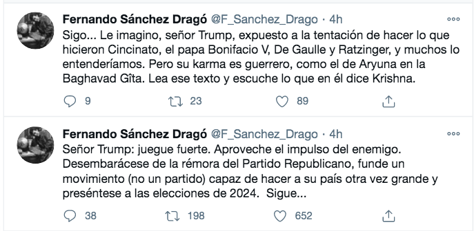 Dragó sobre Trump 2