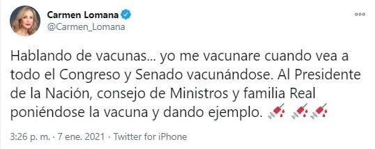 carmen lomana desvela cuándo se vacunará carmen lomana desvela cuándo se vacunará