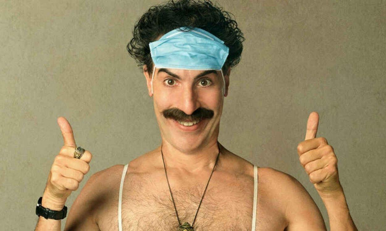 El actor Sacha Baron Cohen en el papel de Borat