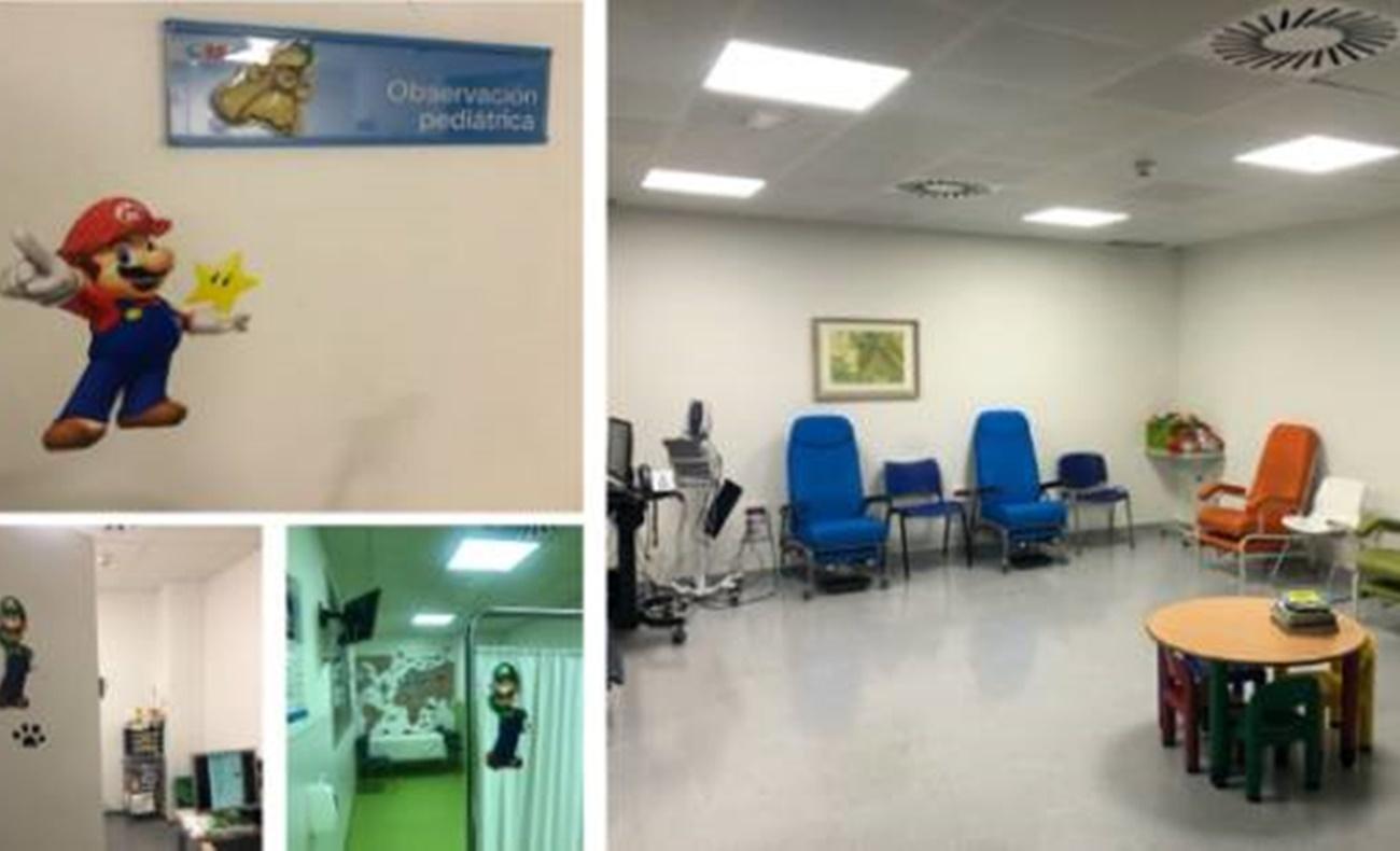 El Hospital Infanta Elena ha establecido circuitos pediátricos para pacientes Covid y no Covid para garantizar la seguridad. 