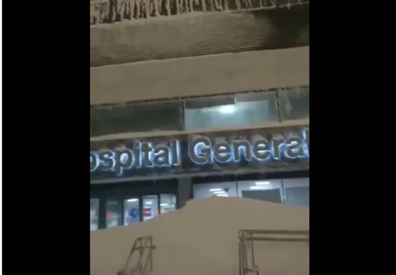 El acceso a los hospitales de Madrid está colapasado (Fuente: Twitter A.M.E)