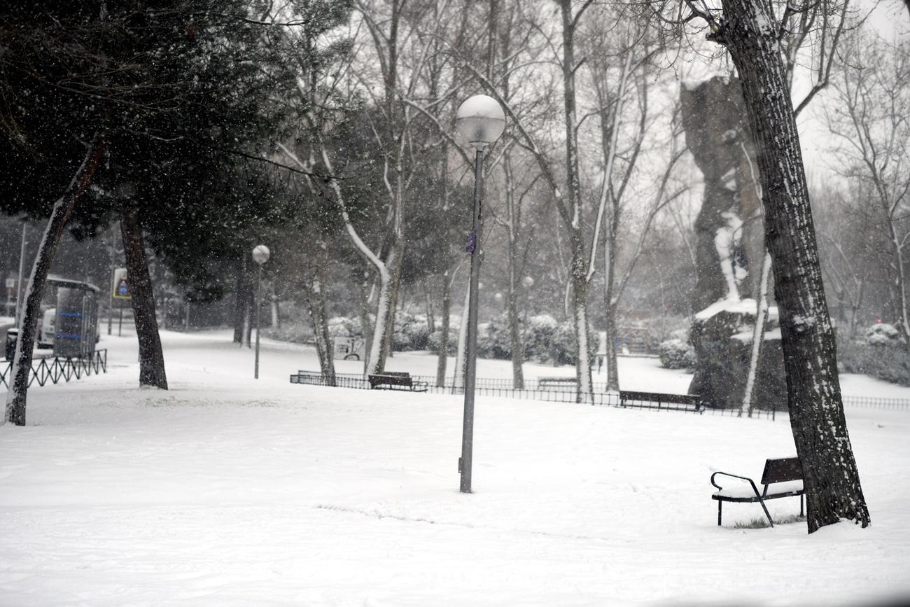 Encontrado un hombre en Zarzalejo sepultado por la nieve