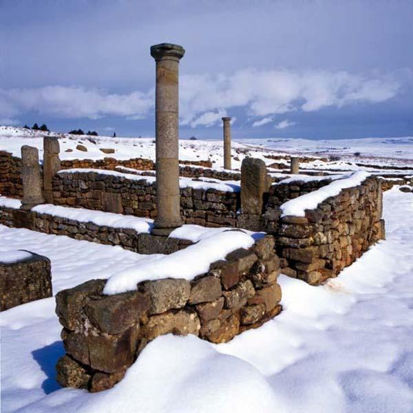 Ruinas de Numancia ante la que fue derrotado Nobilior aunque aún le esperaba otro enemigo peor, el frío