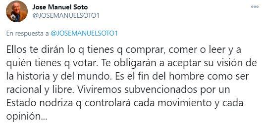 José Manuel Soto Twitter José Manuel Soto Twitter