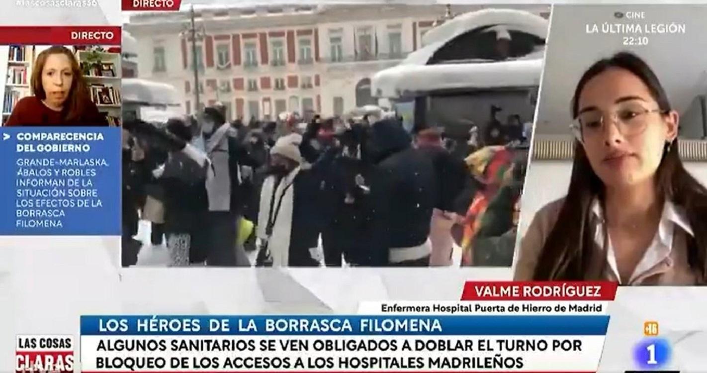 Enfermera recuerda el trabajo de los sanitarios en plena ola de frio