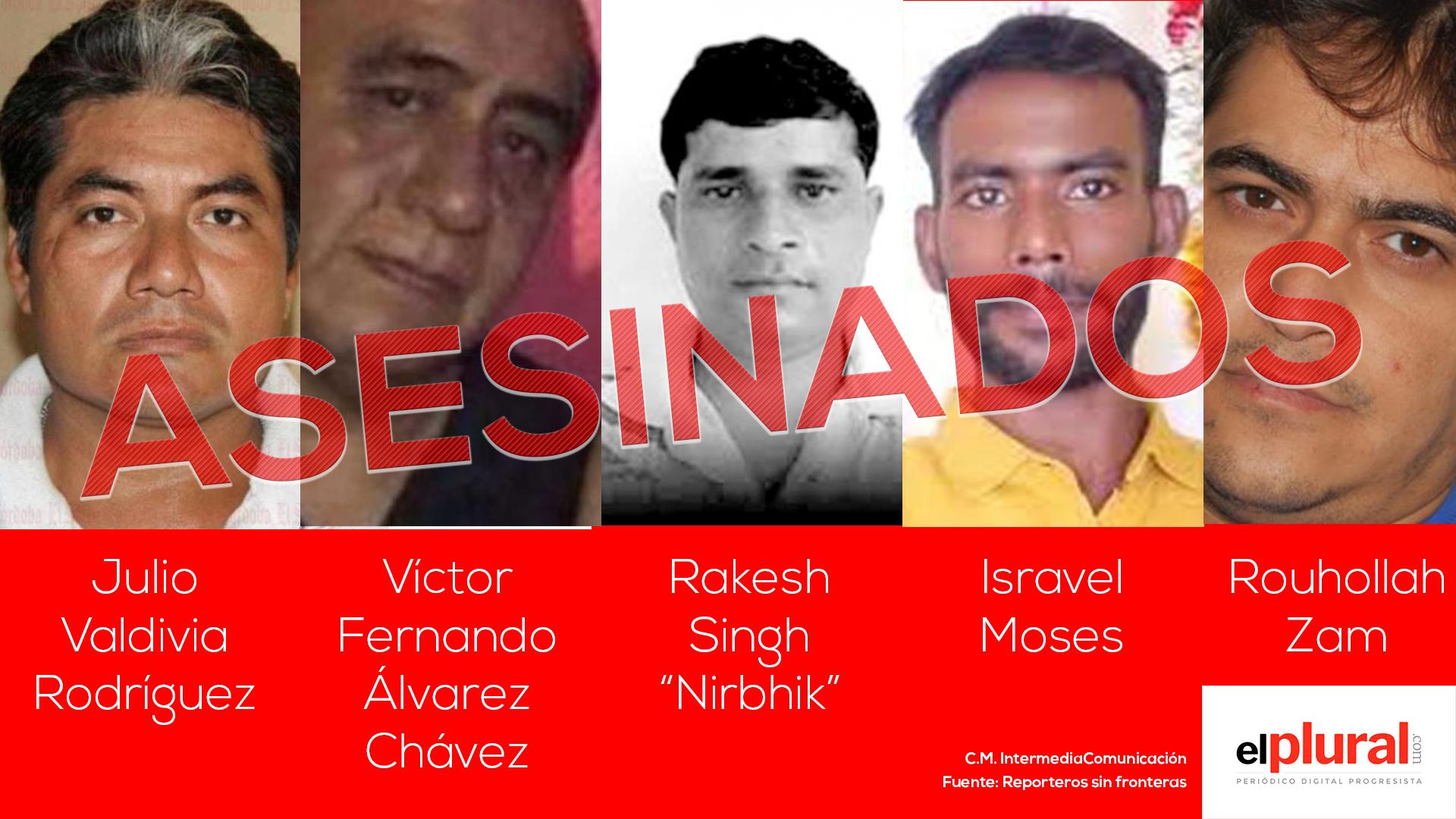 Casi mil asesinatos de periodistas en diez años