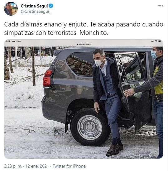 cristina seguí contra pedro sanchez