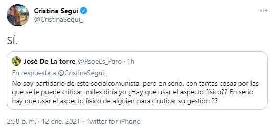 cristina seguí contra pedro sanchez 2