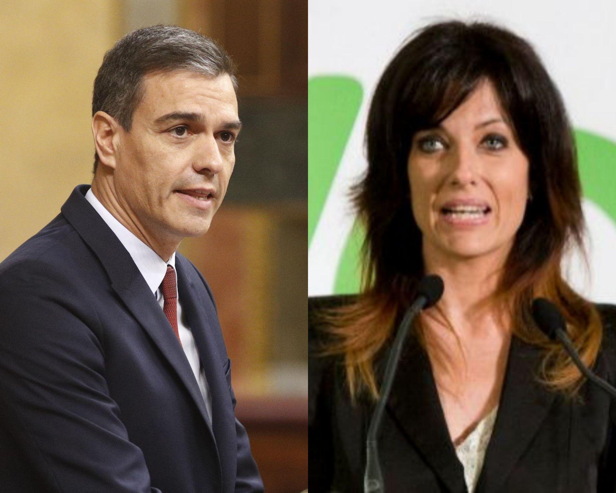 Pedro Sánchez y Cristina Seguí.