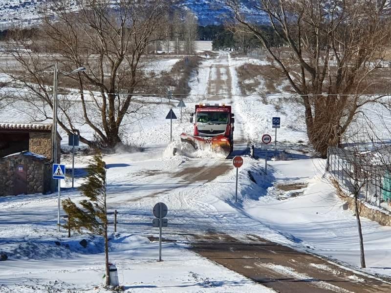 Fuertes nevadas en Soria. EP