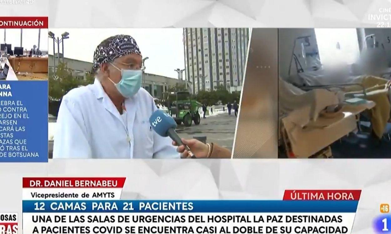 Médico critica la gestión de Ayuso en 'Las Cosas Claras'.