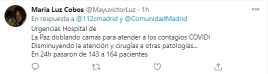 Comentario sobre aglomeraciones sierra sanidad