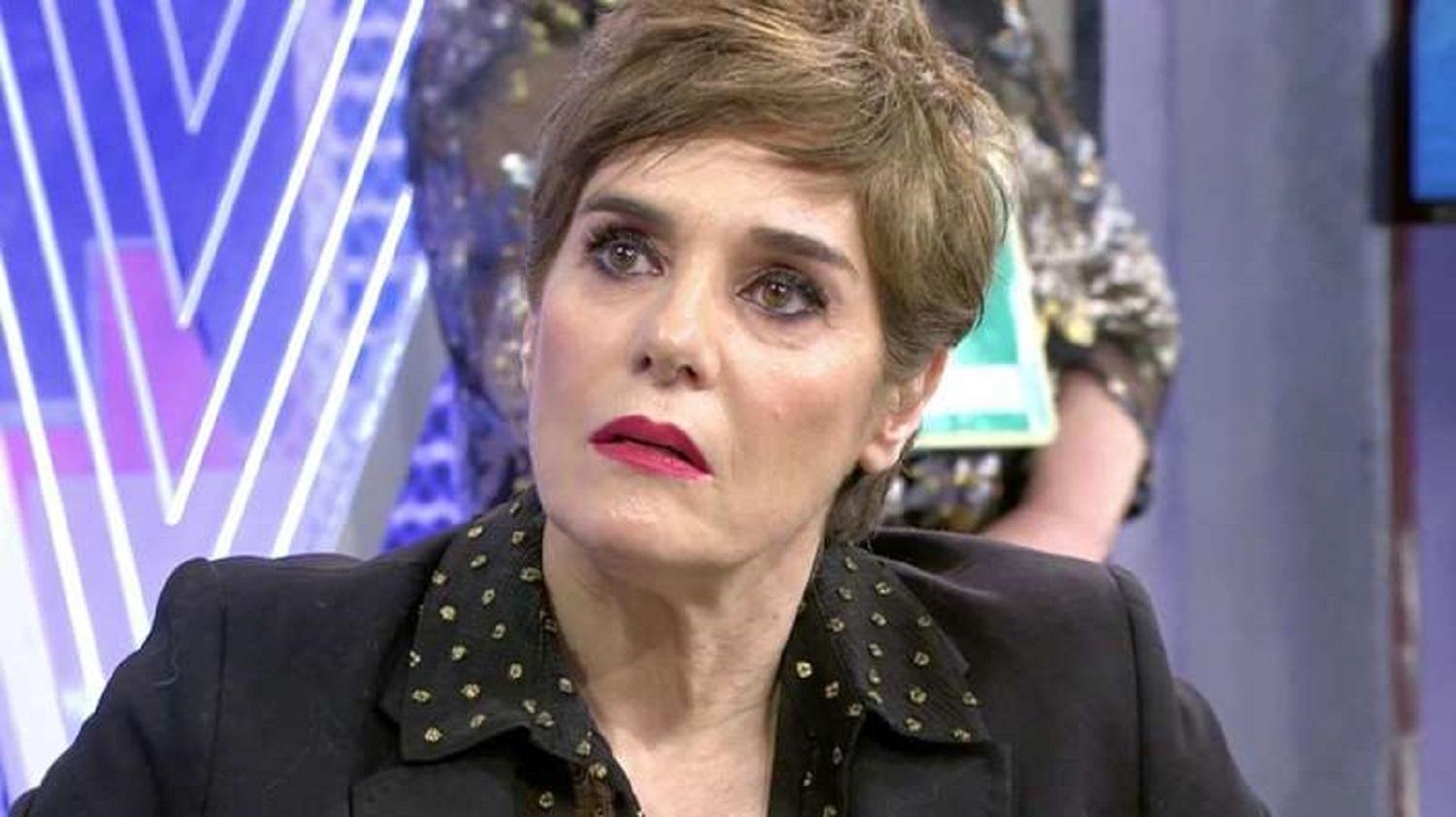 La actriz Anabel Alonso en 'Sálvame Deluxe'. Fuente: Mediaset.