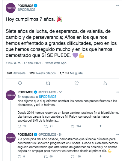 Podemos aniversario 1