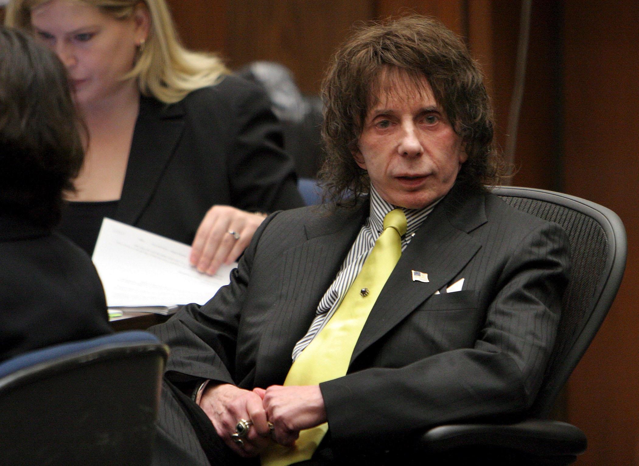 El productor musical Phil Spector