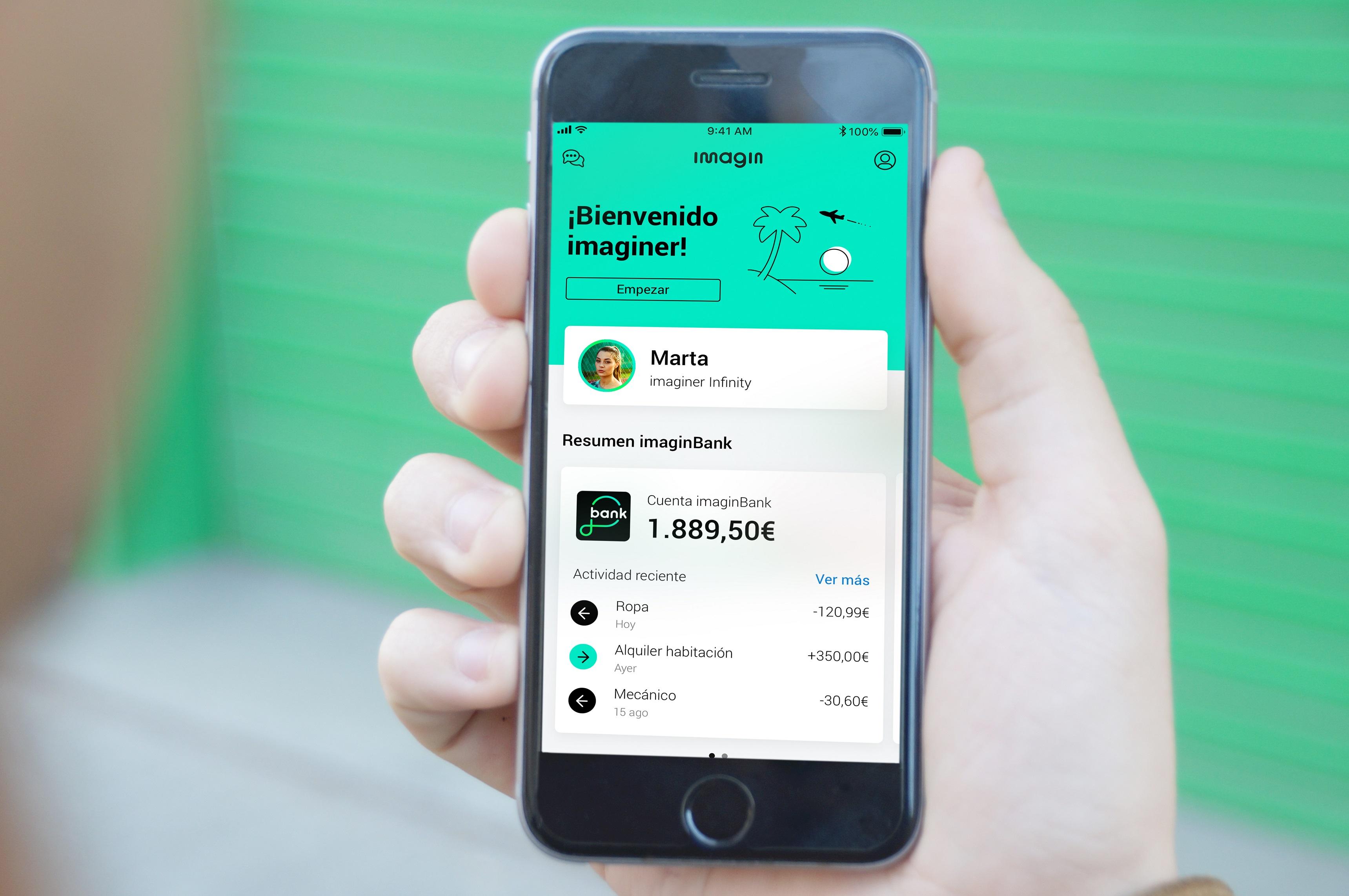 imagin, la app de CaixaBank