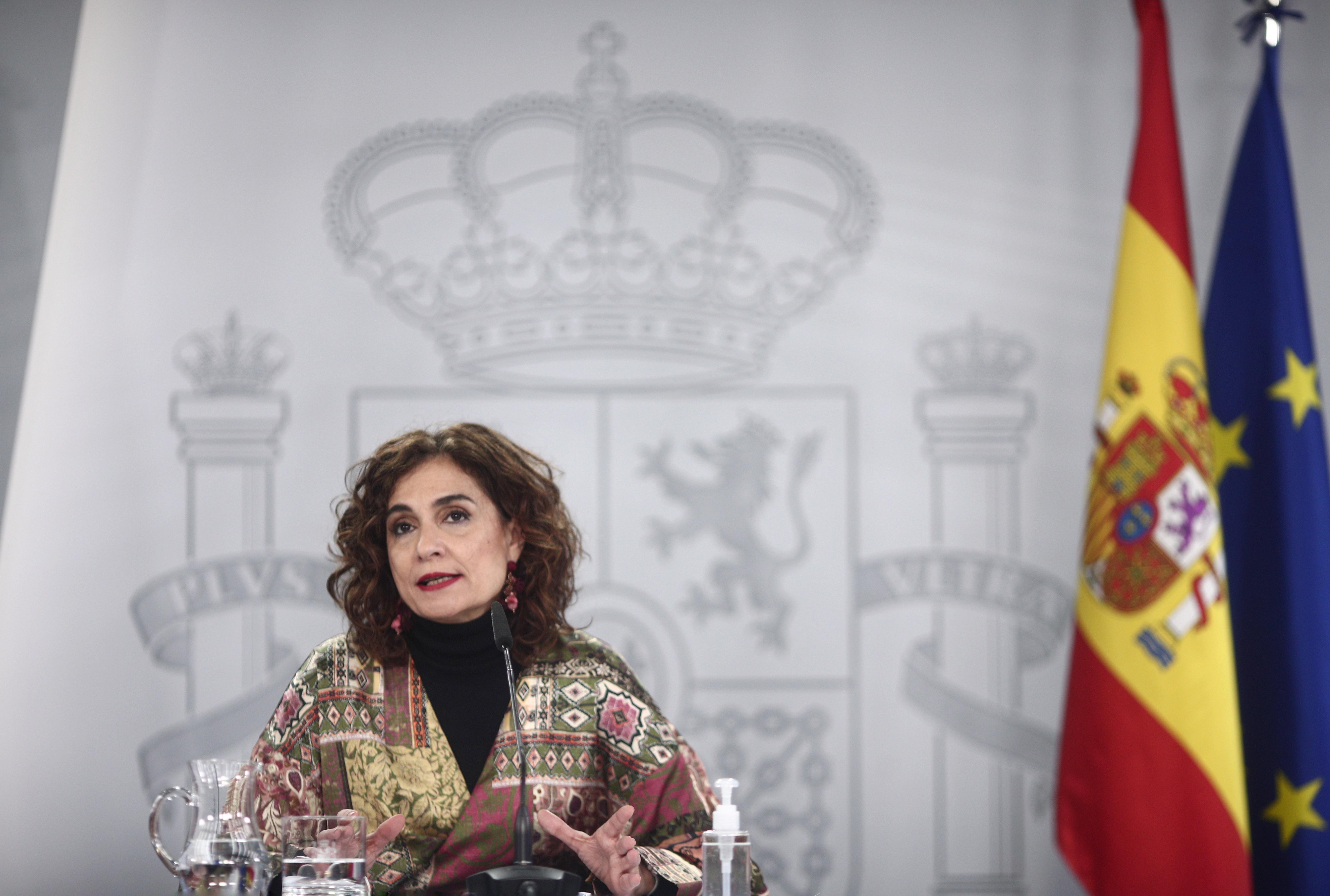 María Jesús Montero se desmarca de Iglesias y sus declaraciones sobre Puigdemont. Europa Press