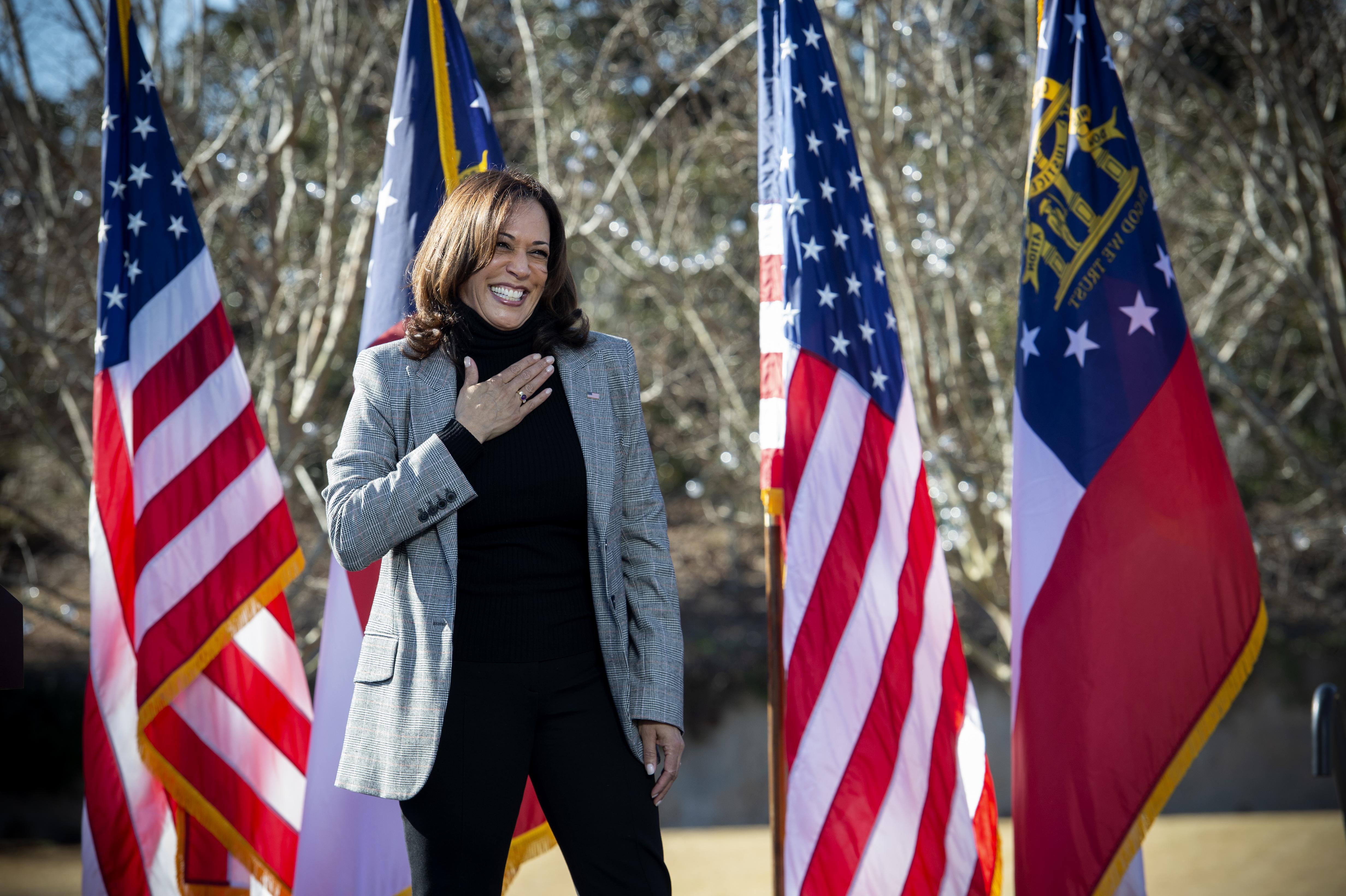 La vicepresidenta de EEUU, Kamala Harris.