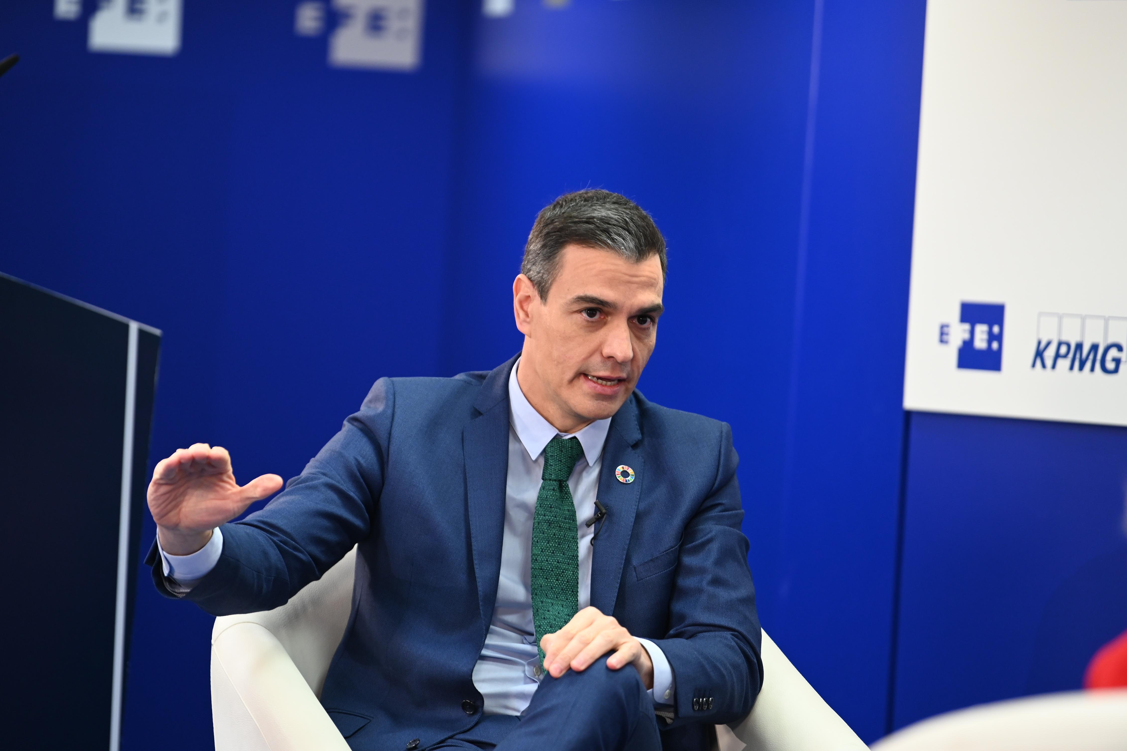 El presidente del Gobierno, Pedro Sánchez. Europa Press