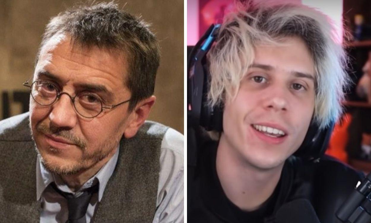 Juan Carlos Monedero y El Rubius