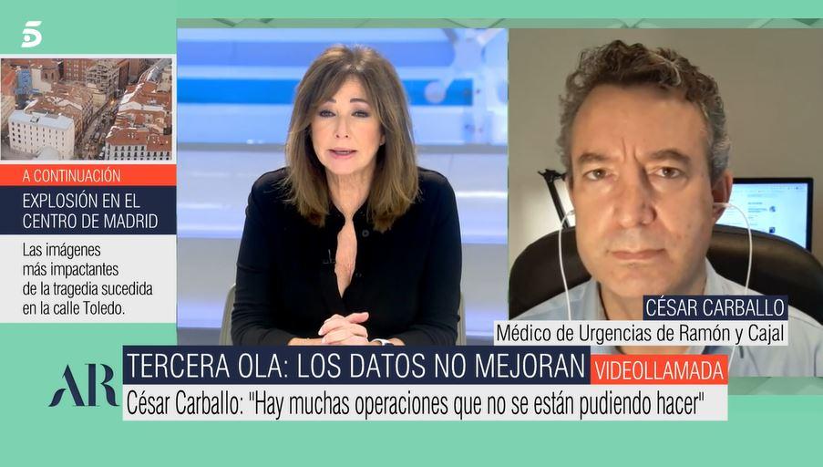 El doctor César Carballo 'explota' contra Fernando Simón: "Lo mejor que puede hacer es irse". Telecinco
