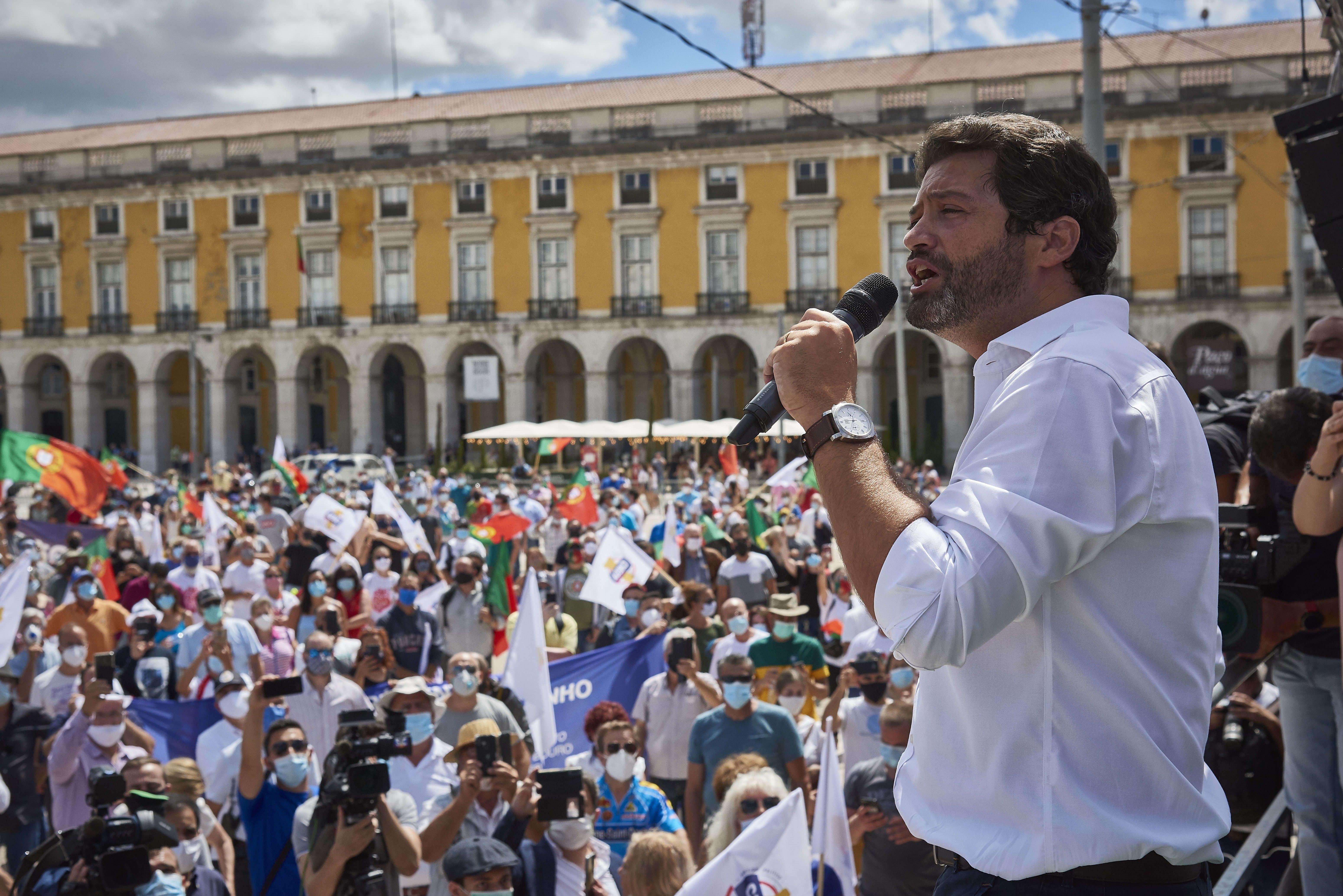 André Ventura, líder del ultraderechista partido Chega