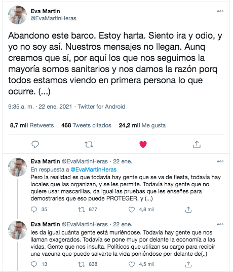 Hilo enferemera Twitter 1