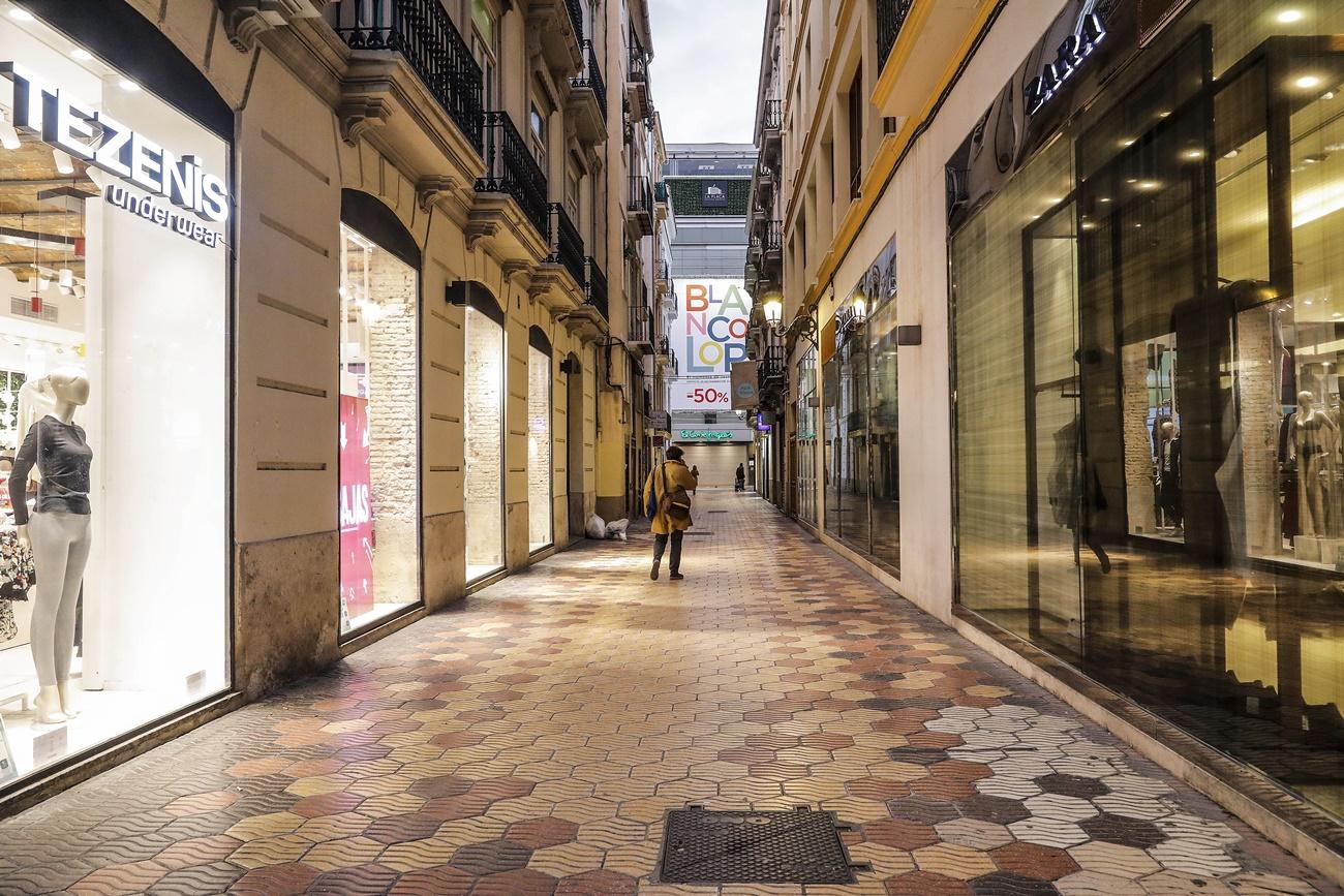 Tiendas cerradas en la Comunidad Valenciana