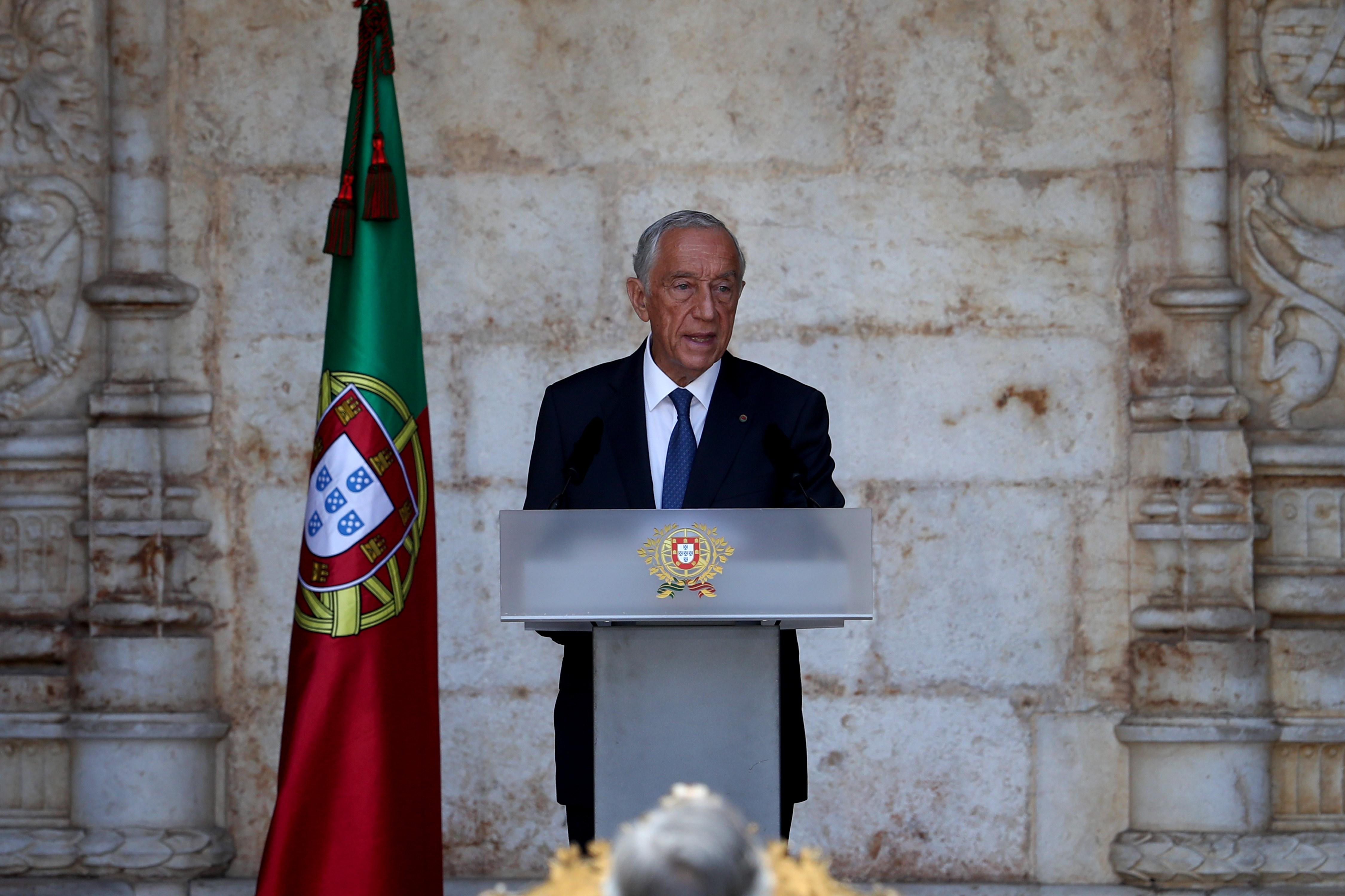 El presidente de Portugal, Marcelo Rebelo de Sousa, en una imagen de archivo. Fuente: Europa Press.