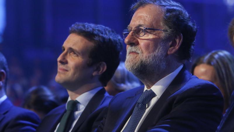 Pablo Casado con Mariano Rajoy