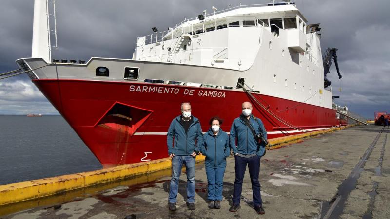 Este año solo llegará el Sarmiento de Gamboa a la Antártida. Foto: cortesía de Rafa Abella