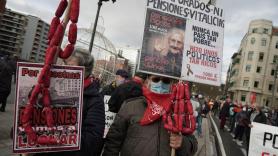 Marcha de pensionistas en Vizcaya celebrada en diciembre. Europa Press